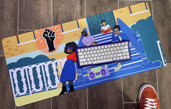 Big Ass Mousepad #1: Joy! by @Alisha_Illustrates