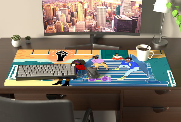 Big Ass Mousepad #1: Joy! by @Alisha_Illustrates
