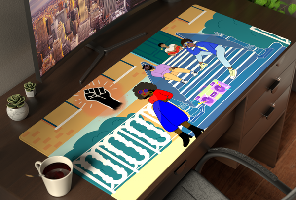 Big Ass Mousepad #1: Joy! by @Alisha_Illustrates